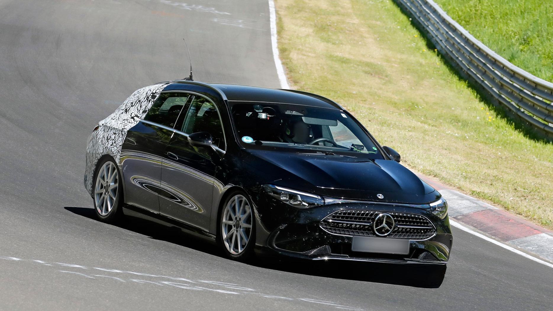 Новый Mercedes-Benz CLA Shooting Brake: первые испытания универсала на Нюрбургринге